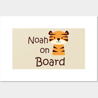 Noah on board sticker Posters and Art